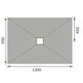 Abacus Elements Level Tray Kit - 12X9 Centre Square Drain EMKS-CE-1209 - 1