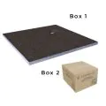 Abacus Elements Level Tray Kit - 12X12 Corner Square Drain EMKS-CO-1212  - 0
