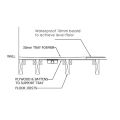 Abacus Elements Level Tray Kit - 12X9 End Square Drain EMKS-EN-1209 - 2