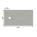 Abacus Elements Level Tray Kit - 15X8 End Square Drain EMKS-EN-1508 - 1