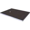 Abacus Elements REctangular Shower Base End Centre Drain - 40mm EMST-10-1005 - 0