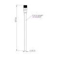 Abacus Isolation Valve Extensions Brushed Nickel EPAC-05-0725 - 1