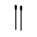 Abacus Isolation Valve Extensions Matt Black EPAC-05-2025 - 0