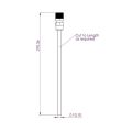 Abacus Isolation Valve Extensions Matt Black EPAC-05-2025 - 1