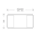 Abacus Hansgrohe I-Box Fitting plate (EPFP-05-2510) - 1
