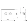 Abacus Lustrolite Glass-Effect Press Panel Titan EPPR-50-0541 - 1