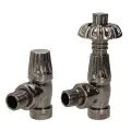 BiWorld Bentley Gothic Black Nickel TRV & Lockshield Valve Set EV-BG15BN - 0