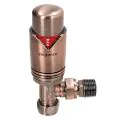 BiWorld Elegance Wave Antique Copper TRV & Lockshield Twin Pack EV-E15TPAC - 1