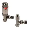 BiWorld Elegance Wave Black Nickel TRV & Lockshield Twin Pack EV-E15TPBN - 0