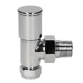 BiWorld Heavy Pattern 15mm Chrome Angled Wheel Head Valve EV-HP15A - 0