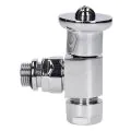 BiWorld Contemporary Chrome Angled Wheel Head Valve EV-M15A - 0
