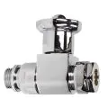 BiWorld Contemporary Chrome Straight Wheel Head Valve EV-M15S - 0