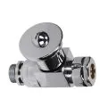 BiWorld Contemporary Chrome Straight Wheel Head Valve EV-M15S - 1