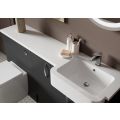 Vasca Liscio 1200mm Plinth - Matt Graphite Grey  - 2