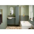 Vasca Liscio 200mm Slim Base Unit - Matt Green (Grey Cab)  - 1