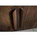 Vasca Liscio 200mm Standard Toilet Roll Unit - Warm Walnut (Oak Cab) - 3