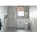 Vasca Liscio 1200mm Plinth - White Gloss  - 5