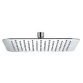 Bristan Square Stainless Steel Slimline Fixed Head 250mm FH SLSQ02 C - 0