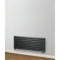 MHS Rads 2 Rails Finsbury Double Panel Horizontal Anthracite Radiator 600x1200mm FIHDAN-60-120 - 0