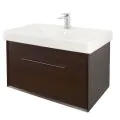 Abacus Simple 80cm Basin Vanity Unit Wenge - 0