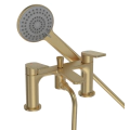 Bristan Frammento Bath Shower Mixer Brushed Brass FRM BSM BB - 0