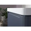 Vasca Aquino 500mm 2 Door Floor Standing Cloakroom Basin Unit - Matt Indigo - 2