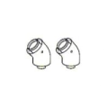 Glow Worm 45 Degree Flue Bends (Pair) 2000460485 - 0