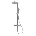 Inta Enzo Deluxe Dual Outlet Safe-Touch Thermostatic Shower Kit IX200025CP - 0