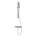 Inta Mio Single Outlet Safe-Touch Thermostatic Shower with Flexible Riser Kit IX300020CP - 0
