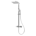 Inta Mio Deluxe Dual Outlet Safe-Touch Thermostatic Shower Kit IX400025CP - 0