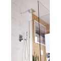 Inta Mio Concealed Dual Outlet Thermostatic Shower with Overhead Soaker and Rinse Station IX600015CP - 1