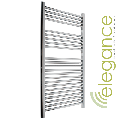 Abacus Direct Elegance Linea Towel Warmer 750 x 600 Chrome - 0