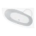 Vasca Rene 1500x950x600mm 0TH Offset Corner Bath w/Legs (RH) - 0