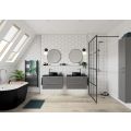 Vasca High Pressure Laminate Worktop (810x460x10mm) - Urban Black  - 1