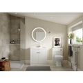 Vasca Cornice 300mm Wall Hung 1 Door Tall Unit - Matt White  - 1