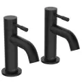 Bristan Mila Bath Pillar Taps Black MI 3/4 BLK - 0