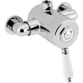 Bristan 1901 Thermostatic Exposed Single Control Shower Valve Top Outlet N2 SQSHXTVO C - 0