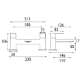 Bristan Napoli Bath Filler Chrome NAP BF C  - 1