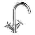 Bristan Naxos Basin Mixer with Clicker Waste Chrome NAX BAS C - 0