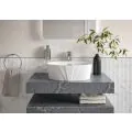 Vasca Scuro 800mm Wall Hung Storage Drawer - Grey Marble - 2