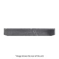 Vasca Scuro 800mm Wall Hung Basin Shelf - Grey Marble  - 1