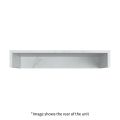 Vasca Scuro 800mm Wall Hung Basin Shelf - White Marble  - 1