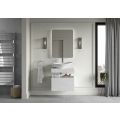 Vasca Scuro 600mm Wall Hung Basin Shelf - White Marble  - 3