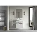 Vasca Scuro 600mm Wall Hung Storage Drawer - White Marble - 1