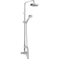 Bristan Prism Shower Valve with Rigid Riser and Diverter PM2 SQSHXDIV C  - 0