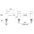 Bristan Quest Bath Filler Chrome QST BF C  - 1