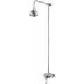 Bristan Regency Thermostatic Exposed Dual Control Mini Valve With Rigid Riser R2 SHXRR C - 0