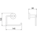 Bristan Round Toilet Roll Holder RD ROLL C - 1