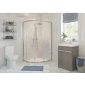 Envy Element 1200x900mm 2 Door Offset Quadrant - Chrome - 0