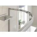 Envy Element 800mm 2 Door Quadrant - Chrome - 1